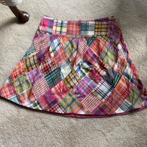 Cabi madras plaid skirt 4